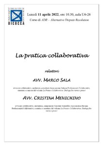 La Pratica Collaboratica corso di ADR